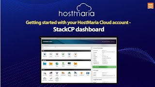 Getting started with your HostMaria Cloud account - StackCP dashboard Profile