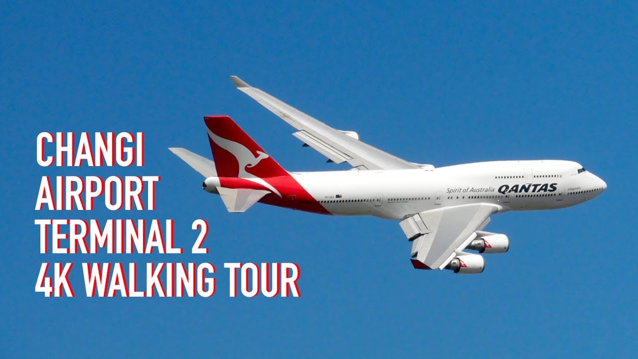 4K Airport Tour : EMPTY Changi Airport Terminal 2 COVID-19 (Circuit Breaker Day 10, 16 April 2020)