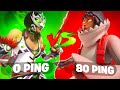 I Hosted a 0 PING PLAYERS vs HIGH PING PLAYERS 1v1 Tournament for $100...