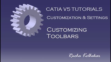Customizing Toolbars in CATIA V5