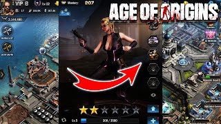 Age of Origins  Make sure you develop the RIGHT officer skills