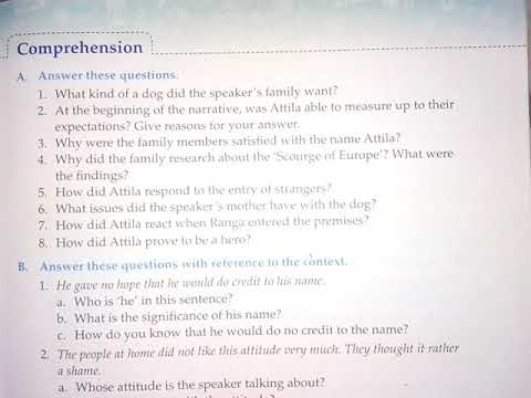 Video Attila || Class-7 || Ch-1 || Ques/Ans || English... - youtube