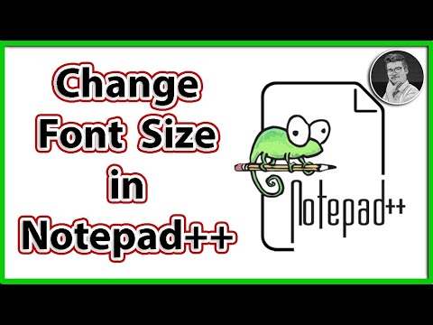 How to Change Font Size in Notepad++ - YouTube