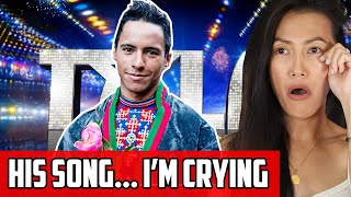 Jon Henrik - Daniel's Jojk Reaction | Sweden Got Talent AKA Talang Sverige 2014! Mesmerizing!