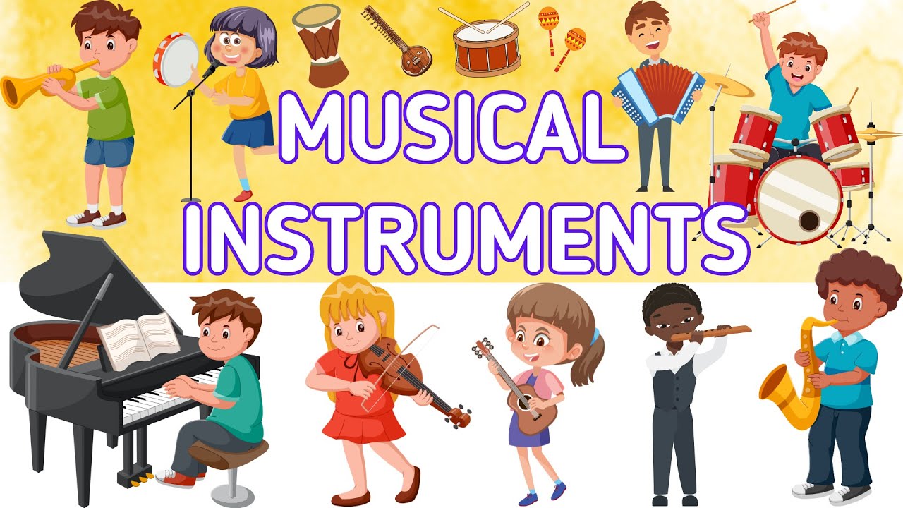 Musical Instruments in English | Musical Instruments for Kids | Kids ...