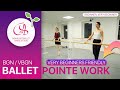 Pointe class for beginners  very beginners  ballet for beginners ballet pointeshoes beginners