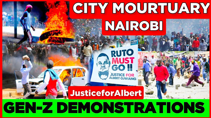 Happening Now! LIVE! Angry GEN-Z Youths Protest inside Nairobi City Mourtuary After D£ATH of Albert