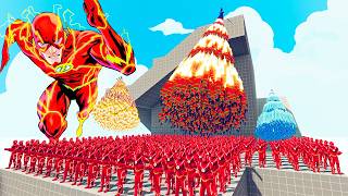 200x FLASH vs 4x EVERY GOD - Totally Accurate Battle Simulator TABS