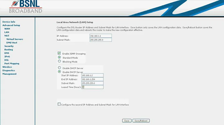 How to configure BSNL IPTV and Internet in modem DNA-A211-1