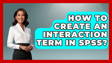 How To Create An Interaction Term In SPSS? - The Friendly Statistician