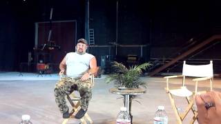 Larry The Cable Guy On Set Of Tooth Fairy 2