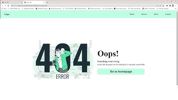 Create 404 Page Not Found | Responsive Web Page Design using Html & CSS