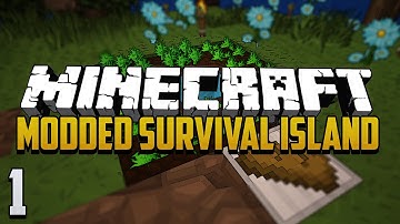 Minecraft Modded Survival Island - Ep.1 - A Whole New Pack!