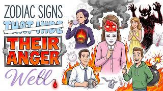 Zodiac Signs That Hide Their Anger Well