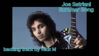 Joe Satriani - Summer Song guitar backing track by Nick M
