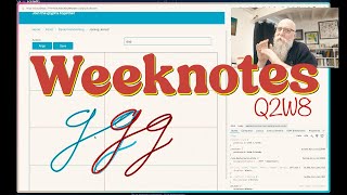 Books & More Handwriting | Weeknotes Q2 Week Eight