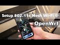 OpenWRT - 802.11s Mesh WiFi Network