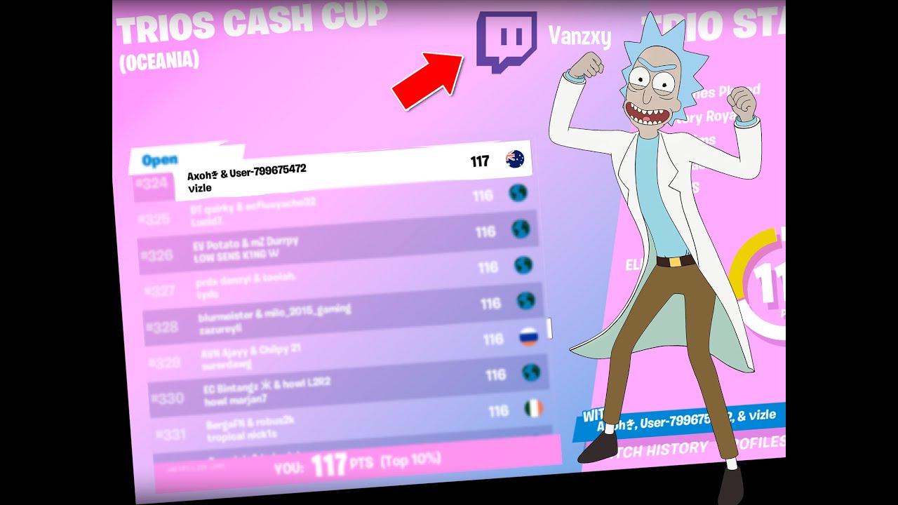 HOW WE THREW A TOP 100 (Trio Cash Cup SZN 7 OCE)