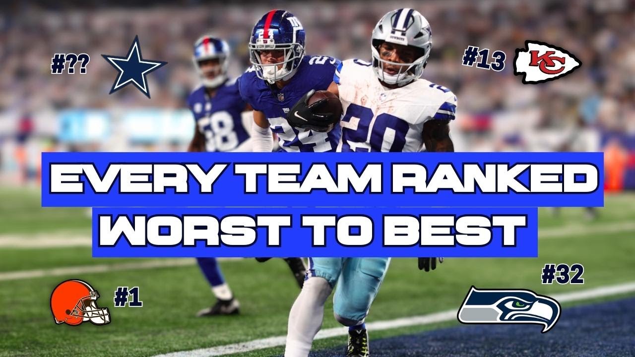 NFL Power Rankings Week 2 2023 Every NFL Team Ranked YouTube