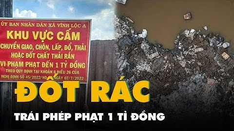 Bãi đốt rác trái phép ở Bình Chánh được dọn sạch, treo bảng 