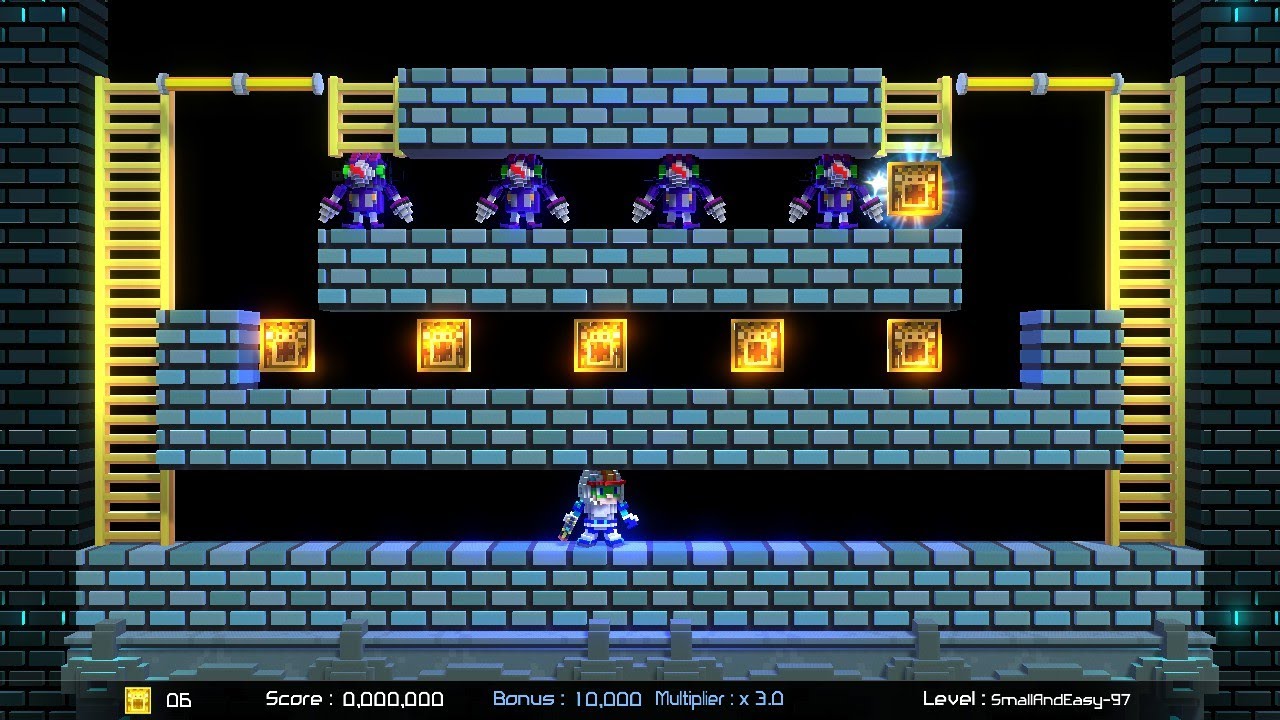 Lode Runner Legacy - SmallAndEasy-97 (No Entrapments challenge)