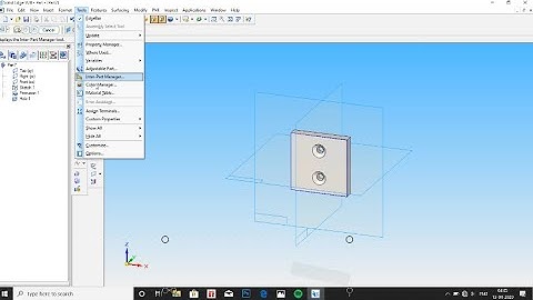 MACHINE VICE DESIGN USING SOLIDEDGE: PART-9 CLAMPING PLATE