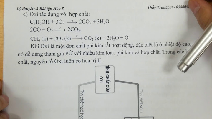 Giải bài tập hóa 8 oxi không khí năm 2024