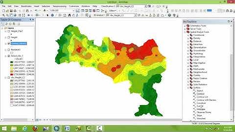 Interpolation Analysis Using ArcGIS    (ArcMap)