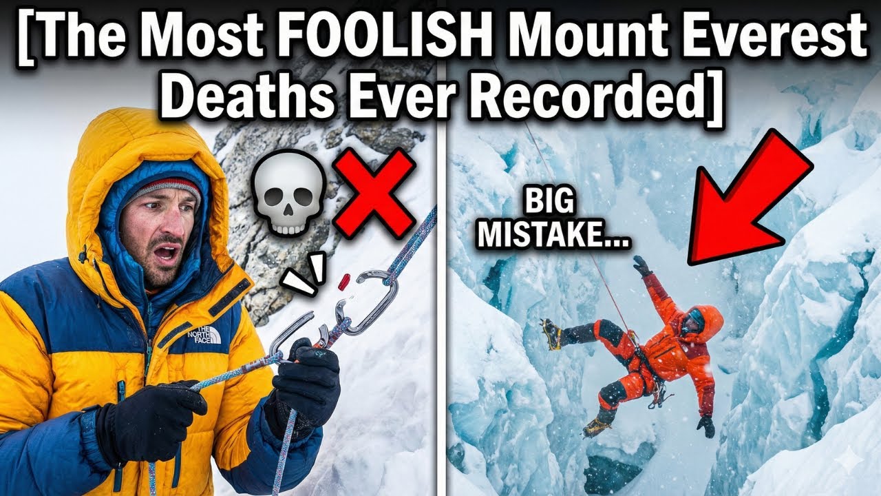 The Most FOOLISH Mount Everest Deaths Ever Recorded