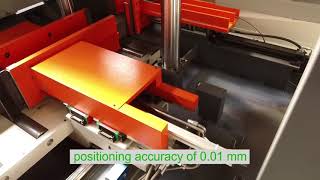 Power 360NC installed in an automatic cutting plant for any bars shape