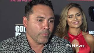 Oscar De La Hoya "I Would Knock Mayweather A** Out In My Prime" EsNews Boxing