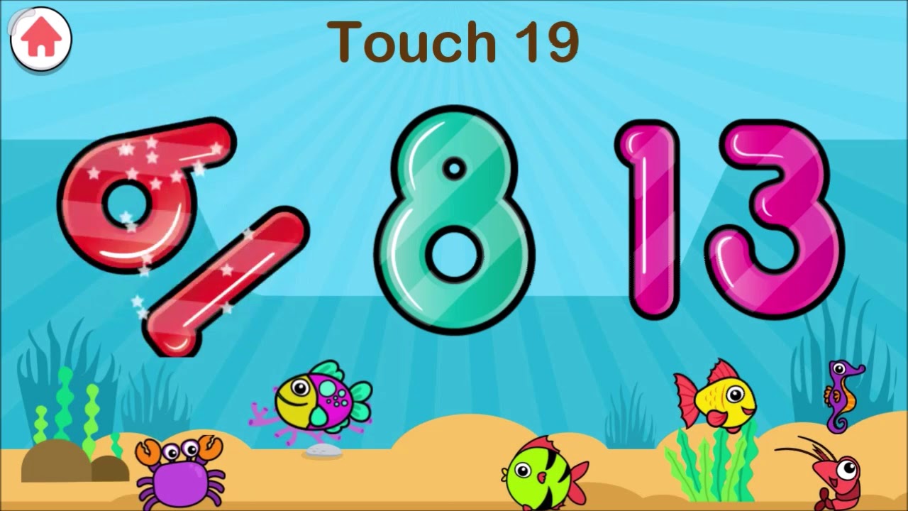 Learn Numbers 123 Game For Kids Youtube