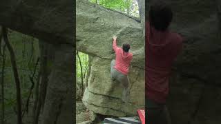 Liquid Candy Bar V0, Peter's Kill, the Gunks. #climbing
