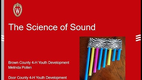 The Science of Sound