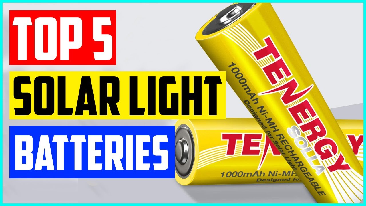 The 5 Best Solar Light Batteries in 2021 YouTube