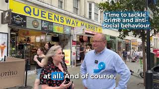 Time to tackle crime and anti-social behaviour on our High Streets, say @westminstermatters