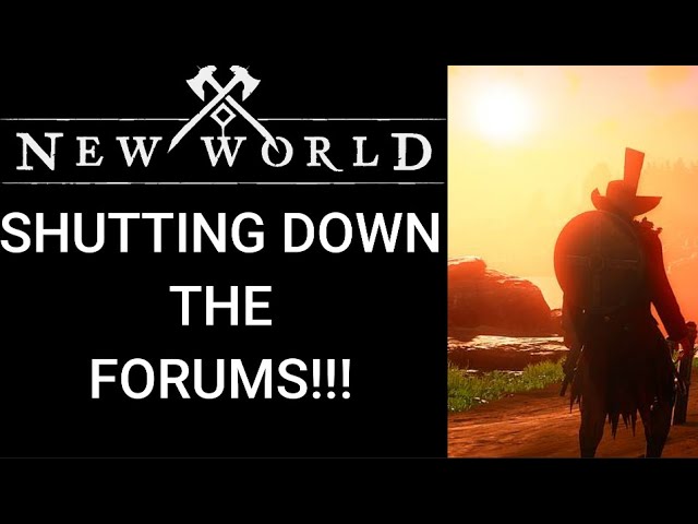 is shutting down New World's and Lost Ark's forums next week in  favor of Discord