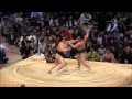 【鶴竜一敗、稀勢頭突き】 鶴竜 vs 稀勢の里 2014大相撲九州場所11日目 Kakuryu( КАКУРИҮ) vs Kisenosato SUMO