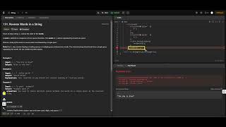 151  Reverse Words in a String