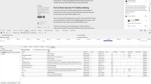 GraphQL used by Medium.com to fetch data - DevTools Network tab