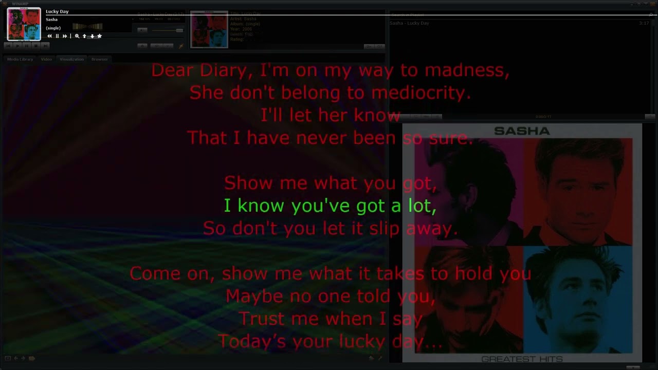 Sasha Lucky Day Song With Synchronized karaoke Lyrics YouTube sasha-lucky-day-song-with-synchronized-karaoke-lyrics-youtube