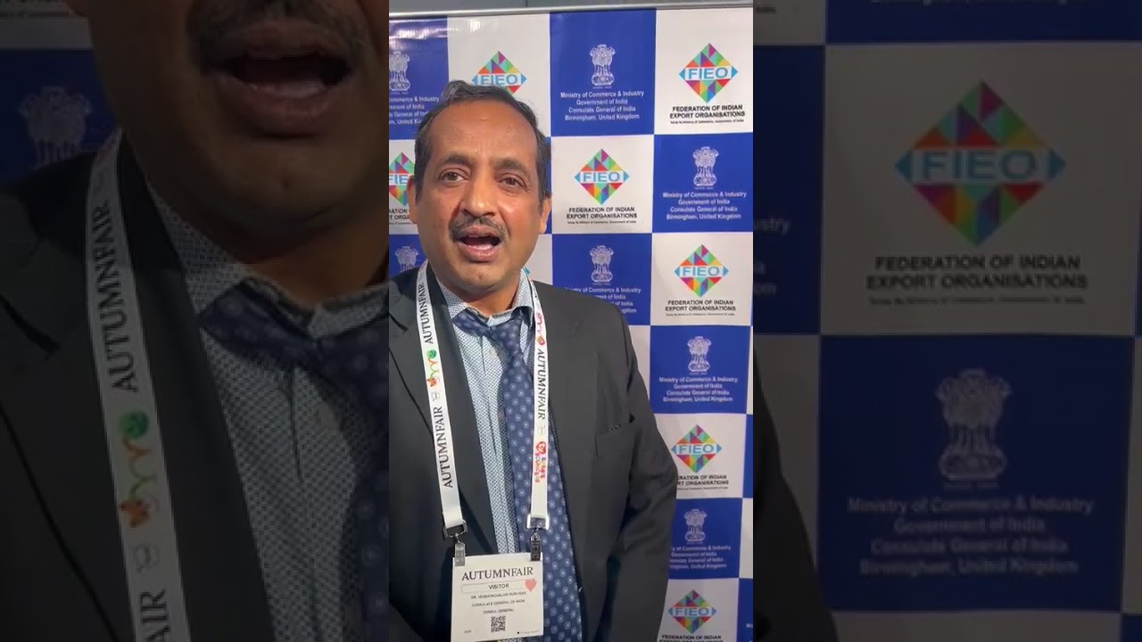 India Shines at 35th Edition of AUTUMN FAIR 2025, NEC Birmingham, UK | FIEO Pavilion Highlights 🌍
