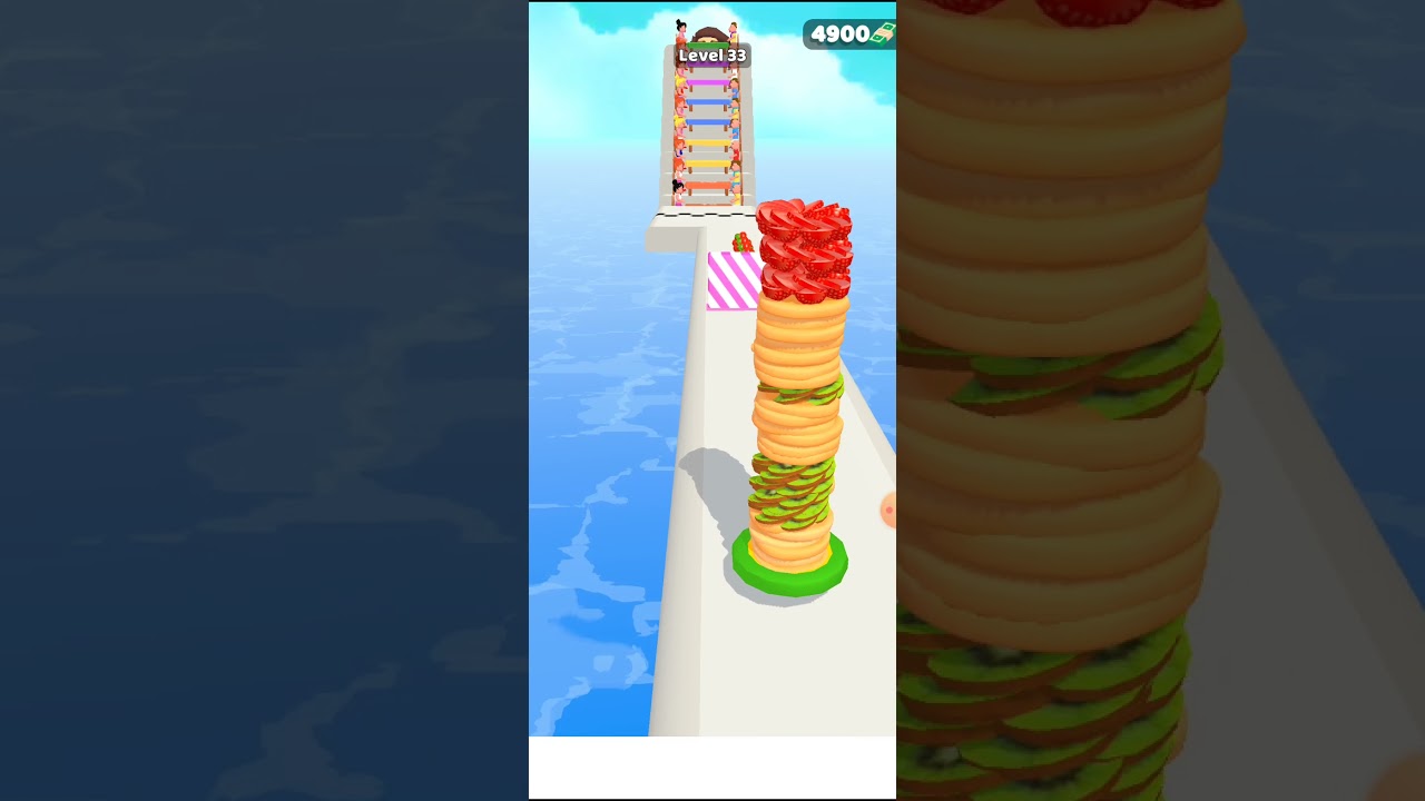 Pancake run games (level 33)gameplay by Eshan game house