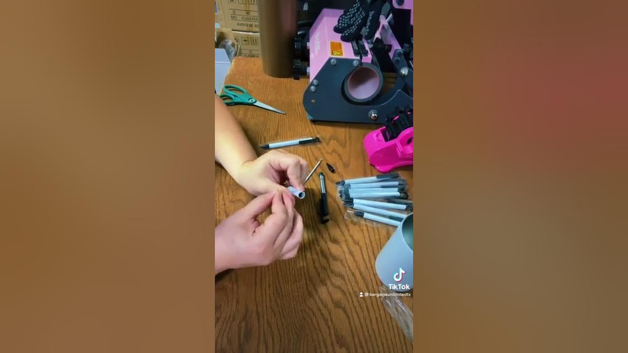 How to sublimate your sublimation pens YouTube