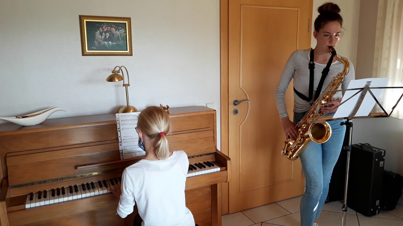 Saxophon und Klavier