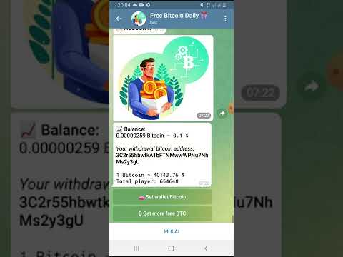 cara mendapatkan BCH atau bitcoin cash dari telegram