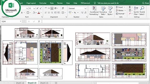 EXCEL TUTORIAL: THE MAKING OF SEMI-DETACHED HOUSE PLAN USING MICROSOFT EXCEL. PART 7