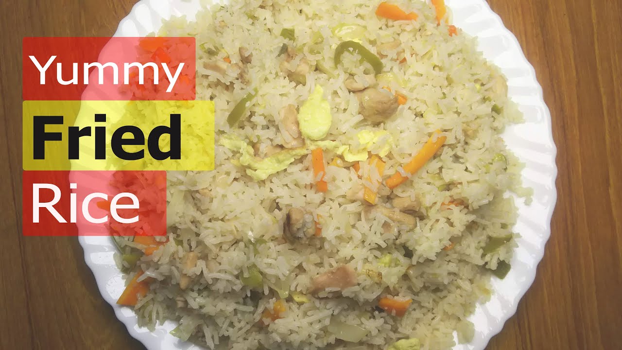 Indian Chicken Fried Rice - Restaurant Style - Chinese Chicken Fried Rice - Hyderabad Street Food ...