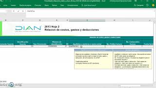 Cómo Se Debe Llenar El Formato 2613 Formato De Costos Y Gastos Es De La Dian?