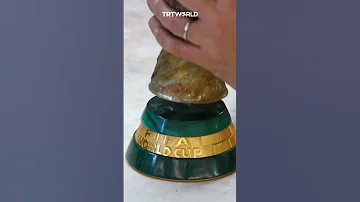 The making of the World Cup trophy in 20 seconds 🏆